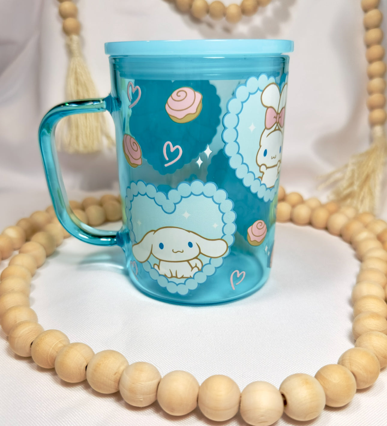 Cinnamon Rolls 15oz Glass Mug