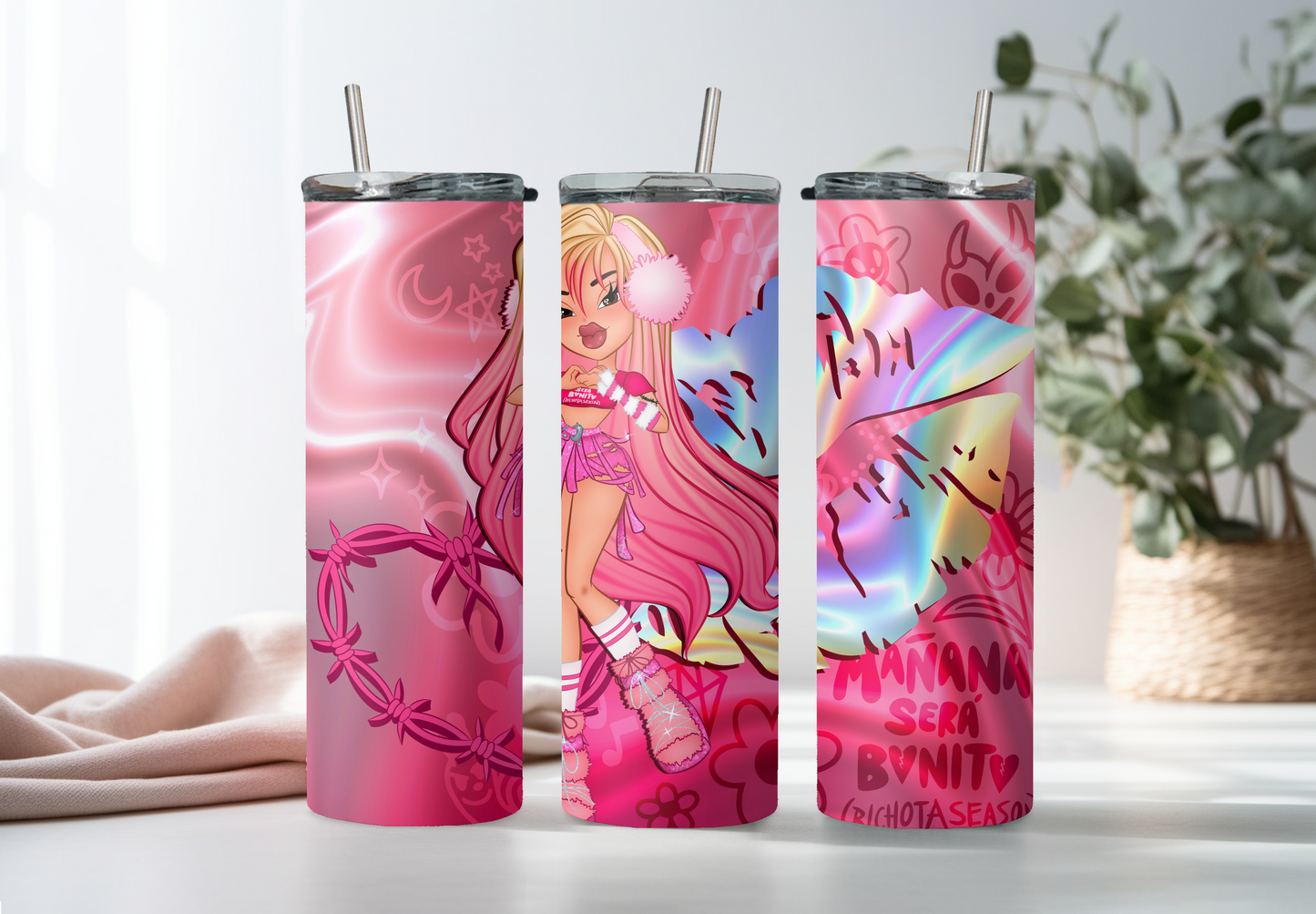 Doll Pink 20oz Stainless Steel Tumbler