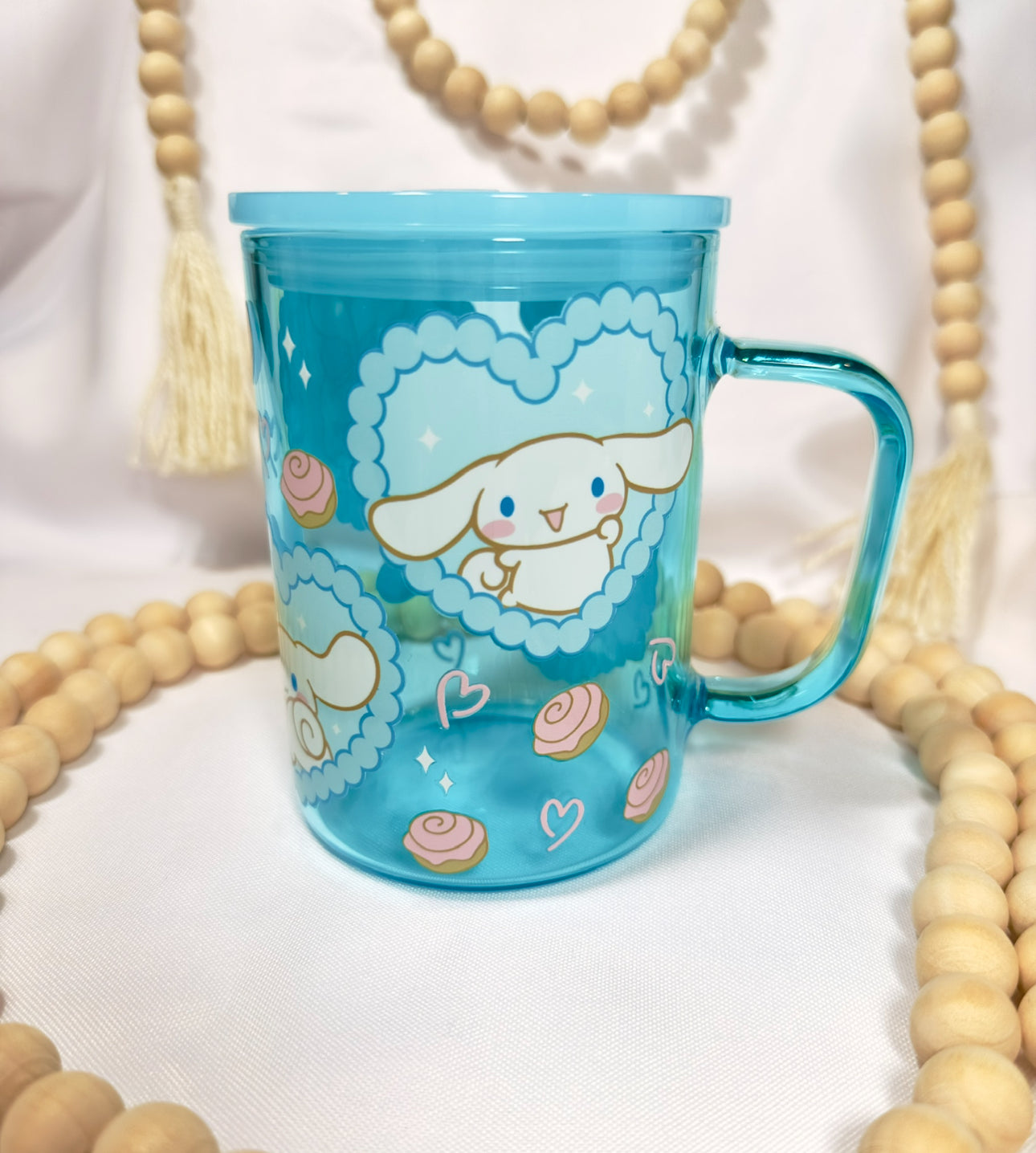 Cinnamon Rolls 15oz Glass Mug