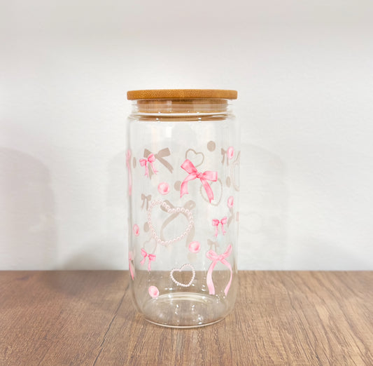Coquette and Pearl Hearts Cup
