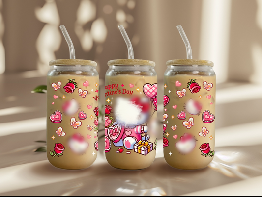 Valentine’s Cat Cup 16oz